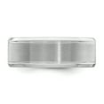 thumbnail image 3 of 925 Sterling Silver 6mm Beveled Edge Ring Size 10.5 Wedding Fancy Classic, 3 of 8