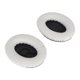 thumbnail image 3 of Almohadillas de repuesto para auriculares de espuma viscoelástica de cuero suave con proteína para QC35 35ii QC25 QC15 QC2 AE2i AE2W gris, 3 of 10