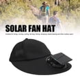 thumbnail image 3 of Sombrero Solar Sol, Abanico Suave Sol Borde Ajustable COMODO Solar Y Batería Control de Voz de ia Mezcla de Poliéster de Algodón para Caminar, 3 of 7