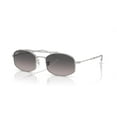 thumbnail image 4 of Ray-Ban RB3719 Oval Sunglasses, Silver/Grey Gradient Polarized, 54 mm, 4 of 4