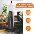 thumbnail image 2 of YRLLENSDAN 59-67 Inch Mannequin Body Dress Mannequin with Stand Height Adjustable Sewing Mannequin Female Mannequin Full Body Dress Forms Dress Form Mannequin for Sewing Mannequin Torso Female, Beige, 2 of 7