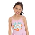 thumbnail image 3 of Barbie Girls Sleeveless Graphic Romper, Sizes 4-12, 3 of 7