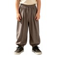 thumbnail image 4 of SJLDQY Boys Linen Pants Lightweight Summer Pants Relaxed Fit Elastic Waist Trousers, 4 of 7