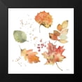 thumbnail image 2 of Pete, Katrina 15x15 Black Modern Framed Museum Art Print Titled - Falling Leaves I, 2 of 5