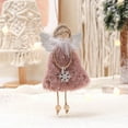 thumbnail image 4 of ZUARFY 3pcs Christmas Decoration Angel Doll Pendant Heart Plush Tree Hanging Ornaments, 4 of 10