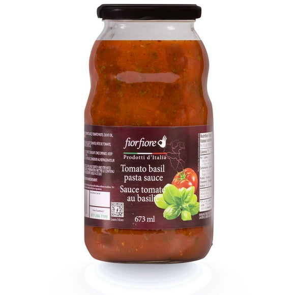 Fiorfiore Tomato with Basil Pasta Sauce 672ML, 673ml