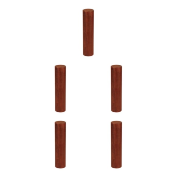 Soidarity Wood Cylinder Sand Shaker Round Shape Sticks Musical Hammer Rhythm Drum Toys Party Instrument Mahogany Percussion Supplies Game Type2