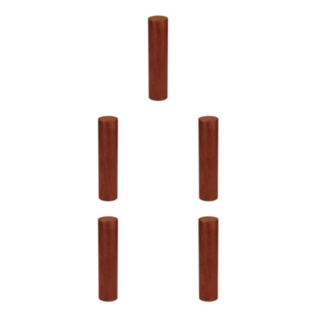 Soidarity Wood Cylinder Sand Shaker Round Shape Sticks Musical Hammer Rhythm Drum Toys Party Instrument Mahogany Percussion Supplies Game Type2