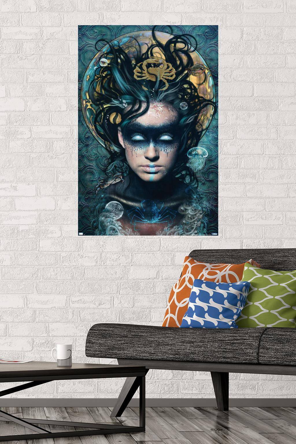 Jena DellaGrottaglia: Cosmic Zodiac - Cancer Wall Poster, 22.375" x 34"