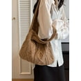 thumbnail image 2 of Kukuzhu Knitted Hobo Bag Women's Crocheted Shoulder Bag Large Handbags Tote Wool Woven Aesthetic Purse Top Handle Bag, 2 of 8