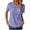 Purple, variant on Fesfesfes Essentials Shirt Women's Solid Round Neck T-shirt Hollow Loose Short Sleeve Tops Womens Basic Tee S(US:4)