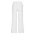 thumbnail image 5 of Tbopshirt Fashion Ladys High Waisted Pants Fashion Women Comfortable Solid Color Leisure Pants Pockets Loose Pants, 5 of 5