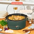 thumbnail image 3 of Beautiful 8 Qt Manual Slow Cooker, Thyme Green by Drew Barrymore, 3 of 7