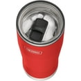 thumbnail image 4 of Thermos Stainless Steel Tumbler, w/ Slide Lock Lid, Crimson , 24 oz, 4 of 8