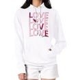 thumbnail image 4 of Women's G-III 4Her by Carl Banks  White Arizona Cardinals Love Graphic Pullover Hoodie, 4 of 5