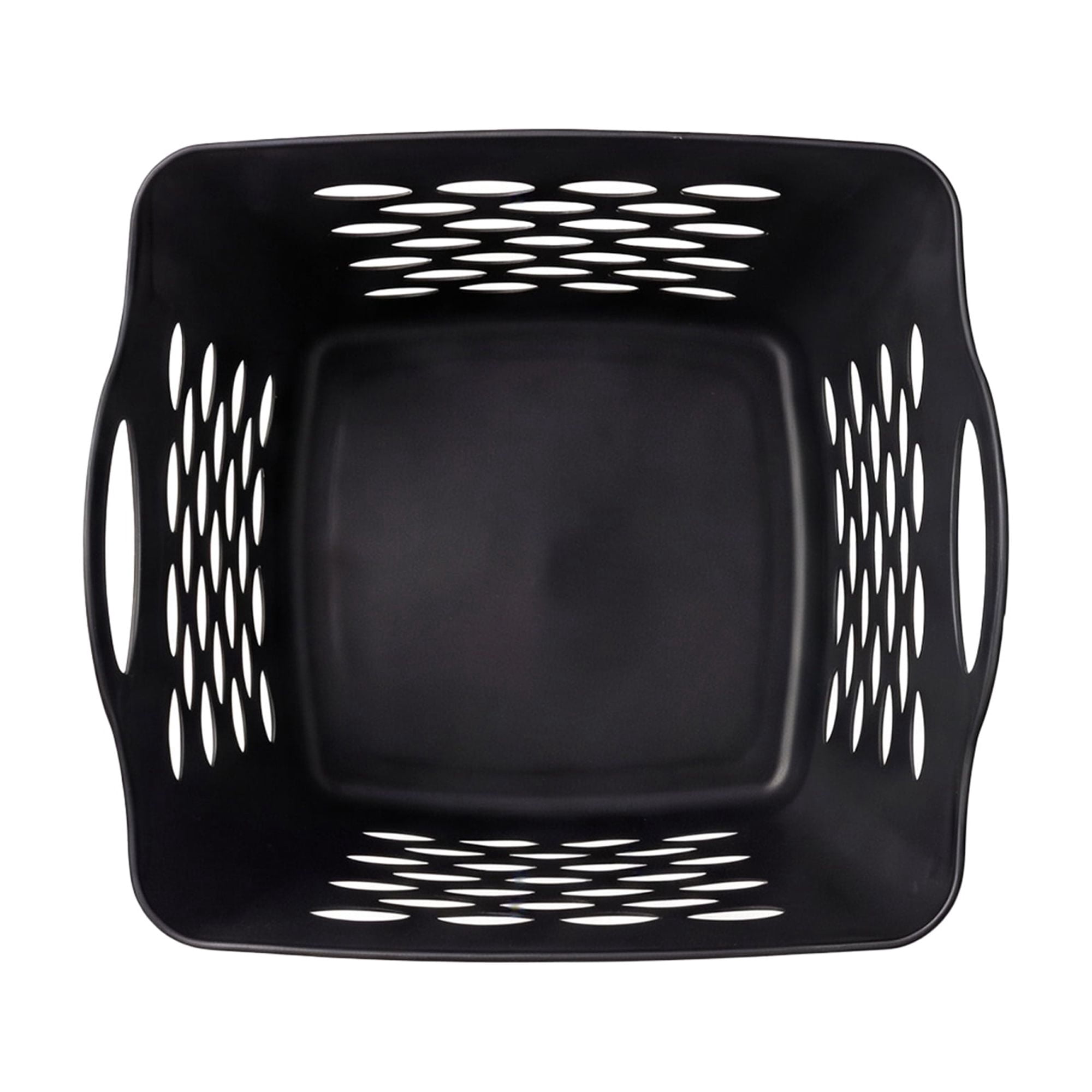 Mainstays Flexible Square Laundry Hamper, Black Plastic