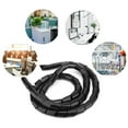 thumbnail image 4 of Paquete de 2 protectores de cables en espiral de polipropileno Bling Bling color negro 25 mm, 4 of 7