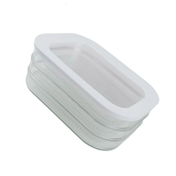 Rvaymup Portable Cold Cut Storage Container Refrigerator Safe Lunch Meat Box with Lid Flavor and Freshness Preserving Holder