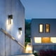 thumbnail image 5 of Aplique de pared LED para exteriores, impermeable, de aluminio y acrílico, blanco cálido, 7 W, 110-240 V, un solo extremo, perfecto para jardines y patios, 5 of 8