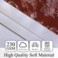 thumbnail image 5 of MIZHONA Red Blackout Curtain for Bedroom,Flower Printed Room Darkening Curtains Set of 2,42"x84", 5 of 5