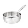 thumbnail image 1 of Browne 5724180 8" Stainless Saute Pan, Induction Ready, 1 of 1
