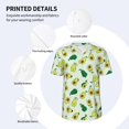 thumbnail image 5 of Rocae Cartoon Fruit for Breathable Men's Baseball T-Shirt Fashionable Casual Baseball Jersey, Moisture-wicking Sportswear 3X-Large, 5 of 9