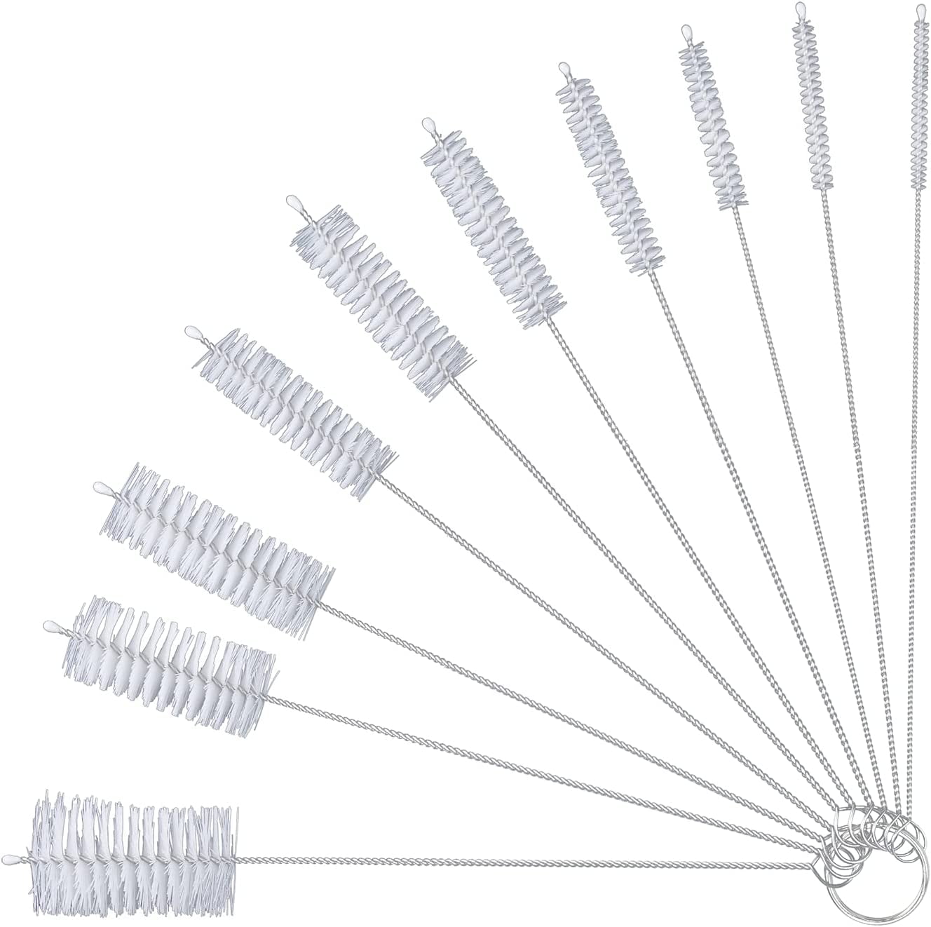 Straw Cleaner Brush Set, 8 Inch Long Cleaning Brush for Straws on Water