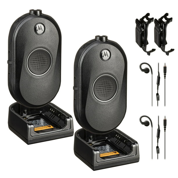 Motorola (CLP1080e) CLP1080e Radio Empresarial UHF Bidireccional de 8 Canales (Pack de 2)