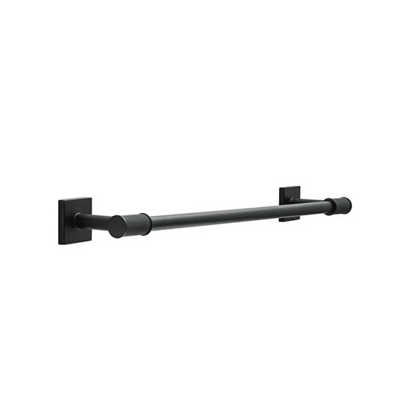 Delta Averland 18 in. Wall Mount Towel Bar Bath Hardware Accessory in Matte Black