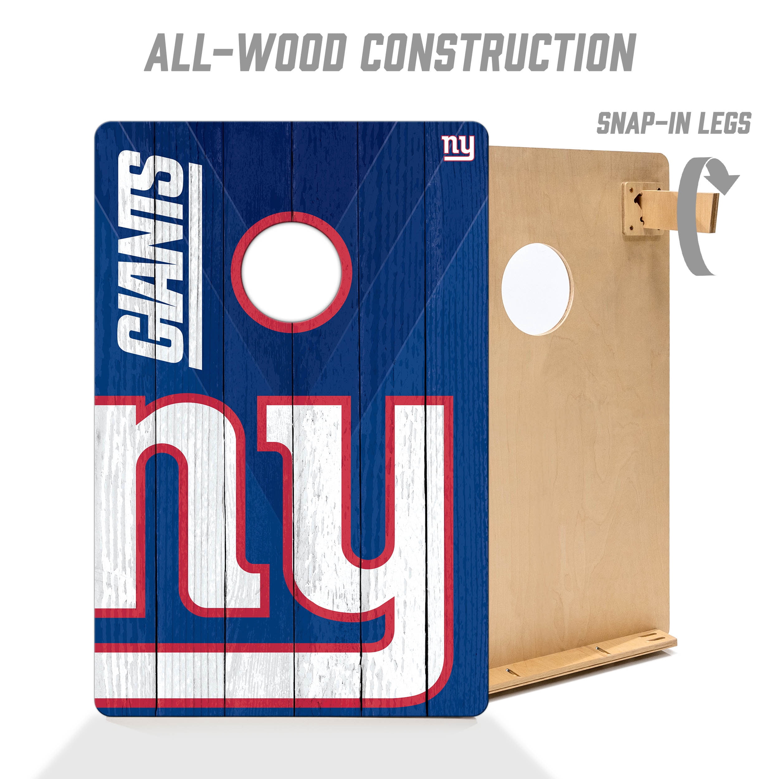 YouTheFan NFL New York Giants 2' x 3' Cornhole Game No Bags