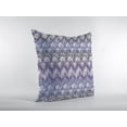 thumbnail image 2 of 18â€ Purple Gray Hatch Indoor Outdoor Throw Pillow, 2 of 4