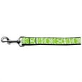 thumbnail image 1 of Damask Nylon Dog Leash 6 Foot Lime Green, 1 of 1
