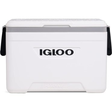 Igloo 54 qt. Marine Ultra Hard Ice Chest Cooler - White - Walmart.com