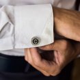 1 Pair of Suit Cuff Links Shirt Cufflinks Decorative Small Cufflinks