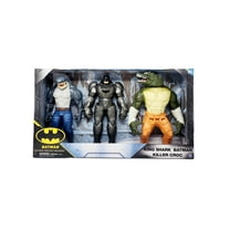 DC Comics Batman Giant Series Action Figure 3 Pack 12" Batman - King Shark - Killer Croc