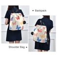 thumbnail image 4 of FORMRS Women's Travel Backpack Purse Anti-Theft Hidden Pockets Casual Shoulder Bag, Red Butterflies, 4 of 7