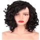thumbnail image 2 of Peluca de moda sintética de cabello rizado de longitud media, pelucas de cabello natural, los rollos, 2 of 5