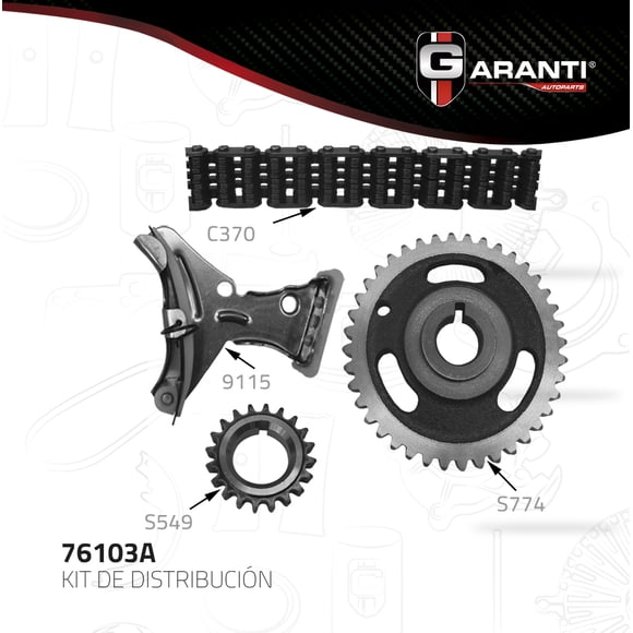 Kit Distribucion Garanti Para Gmc Sonoma 1994 - 2003