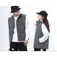 thumbnail image 3 of Men Women Vest for Men Autumn Fashion Cotton Vest Casual Loose Vest Jacket Solid Color Jacket, 3 of 3