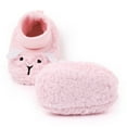 thumbnail image 5 of WZEIIOT Baby Boys Sneakers Winter Warm Soft Sole Cute Sheep Design Mid Calf Walking Shoes Boys Girls -Lined Fuzzy First Walking Shoes Us Size:5, 5 of 8