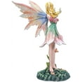 thumbnail image 4 of Ebros Fae Garden Meadows Blonde Fairy With Rainbow Lily Petals Dress & Gloves, 4 of 8
