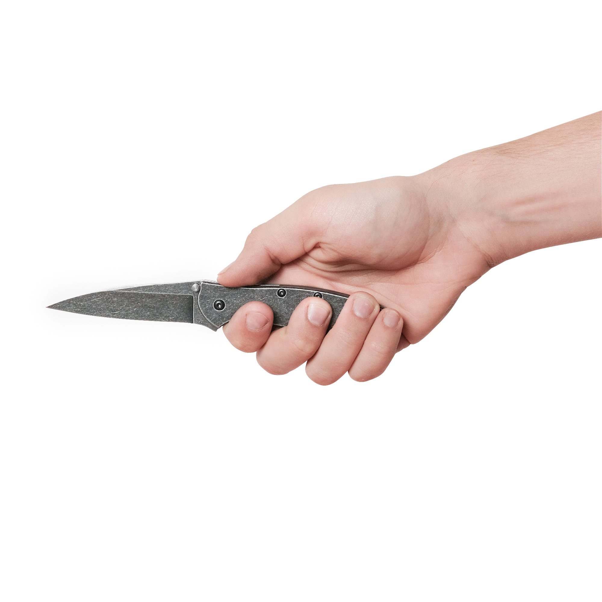 Kershaw Leek BlackWash Pocketknife, 3" 14C28N Stainless Steel Blade
