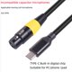 thumbnail image 5 of 2X Cable USB C una XLR Hembra Tipo C Macho una XLR Hembra de 3 Pines Conector de Cable de Micrófono Cable de Datos de Audio de Computadora 3 Metros, 5 of 10