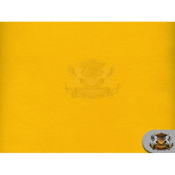 Canvas Duck 10 oz Dyed Solid Fabric YELLOW / 54" W / Sold by the yard