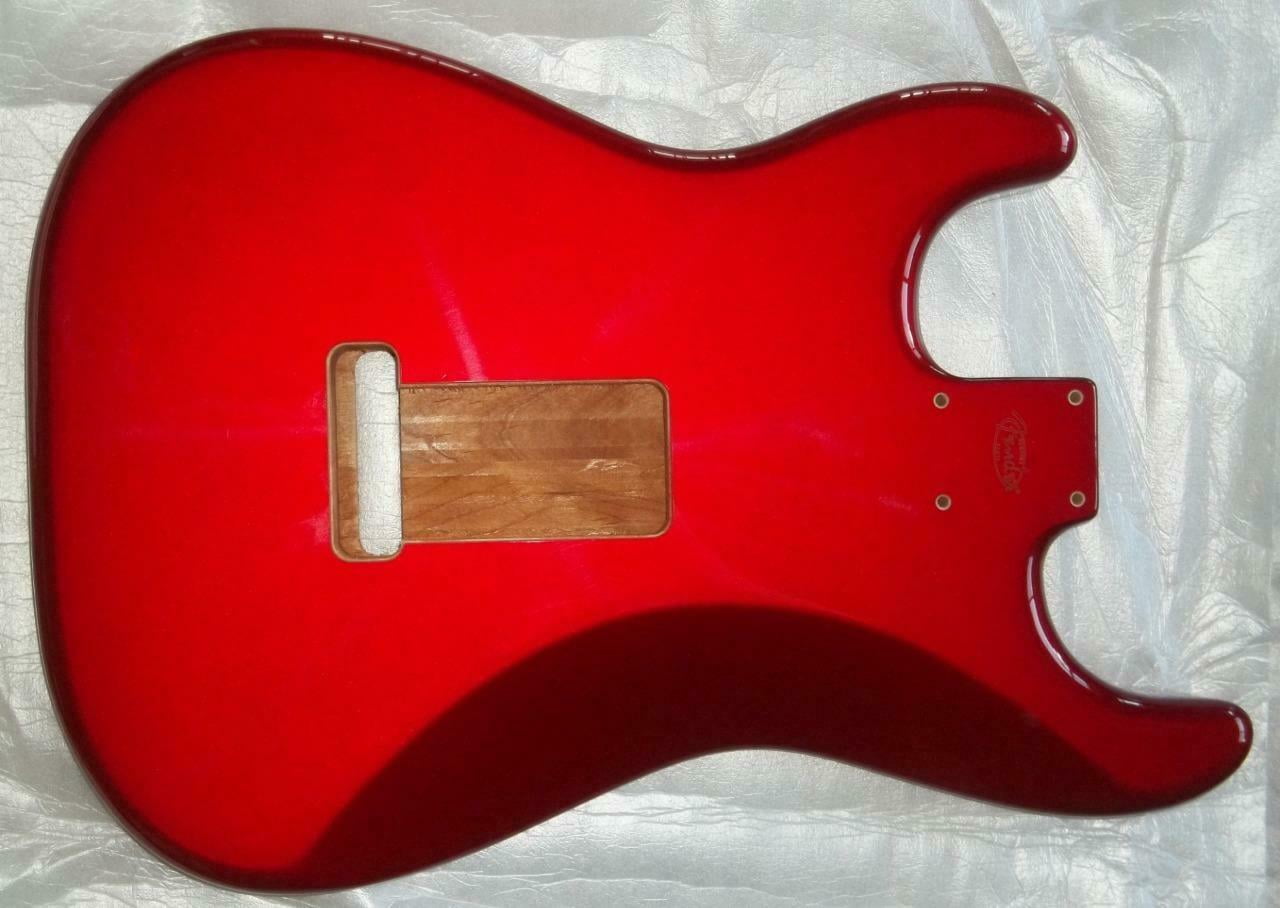 Fender® MIM Candy Apple Red Alder Strat Body~2 7/32" Bridge~S/S/S~4.2 lbs~New