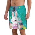 thumbnail image 2 of Fotbe Happy easter Trajes de Baño Estampados para Hombre, Shorts de Verano de Secado Rápido, Ropa de Playa, Bañadores-Medium, 2 of 6