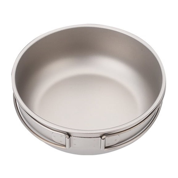 Outdoor Camping Pure Ti Frypan Pan Ultralight Cooking Frying Pan Griddle