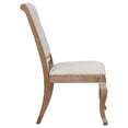 thumbnail image 5 of Miekor Furniture Cream and Barley Brown Tufted Back Dining Chair (Set of 2) B5A7815, 5 of 9
