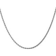thumbnail image 3 of 14K White Gold Jbsp's 1.75mm Diamond-Cut Rope Chain (18 X 1.75) Made In Peru 7060-18, 3 of 5