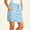 c01Blue, variant on Women High Waisted Elastic Waisted Hiking Cargo Skort Skirt Lightweight Workwear Running Skirt Casual Half Body Skirt With Pockets Black S